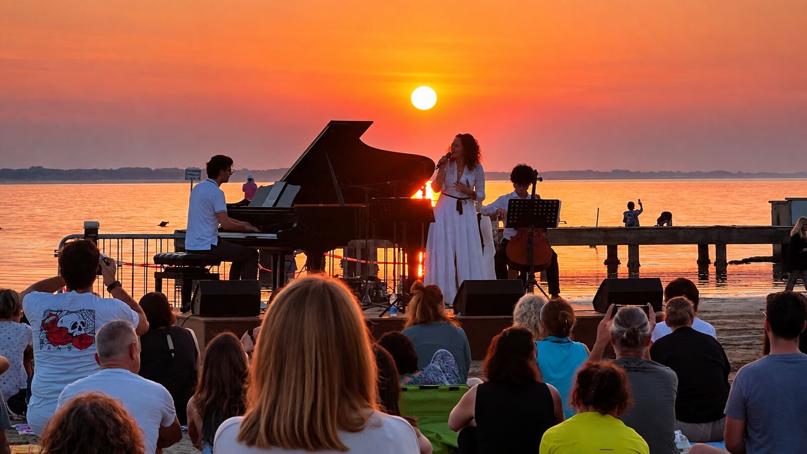 Destination event — concerto all'alba sul mare